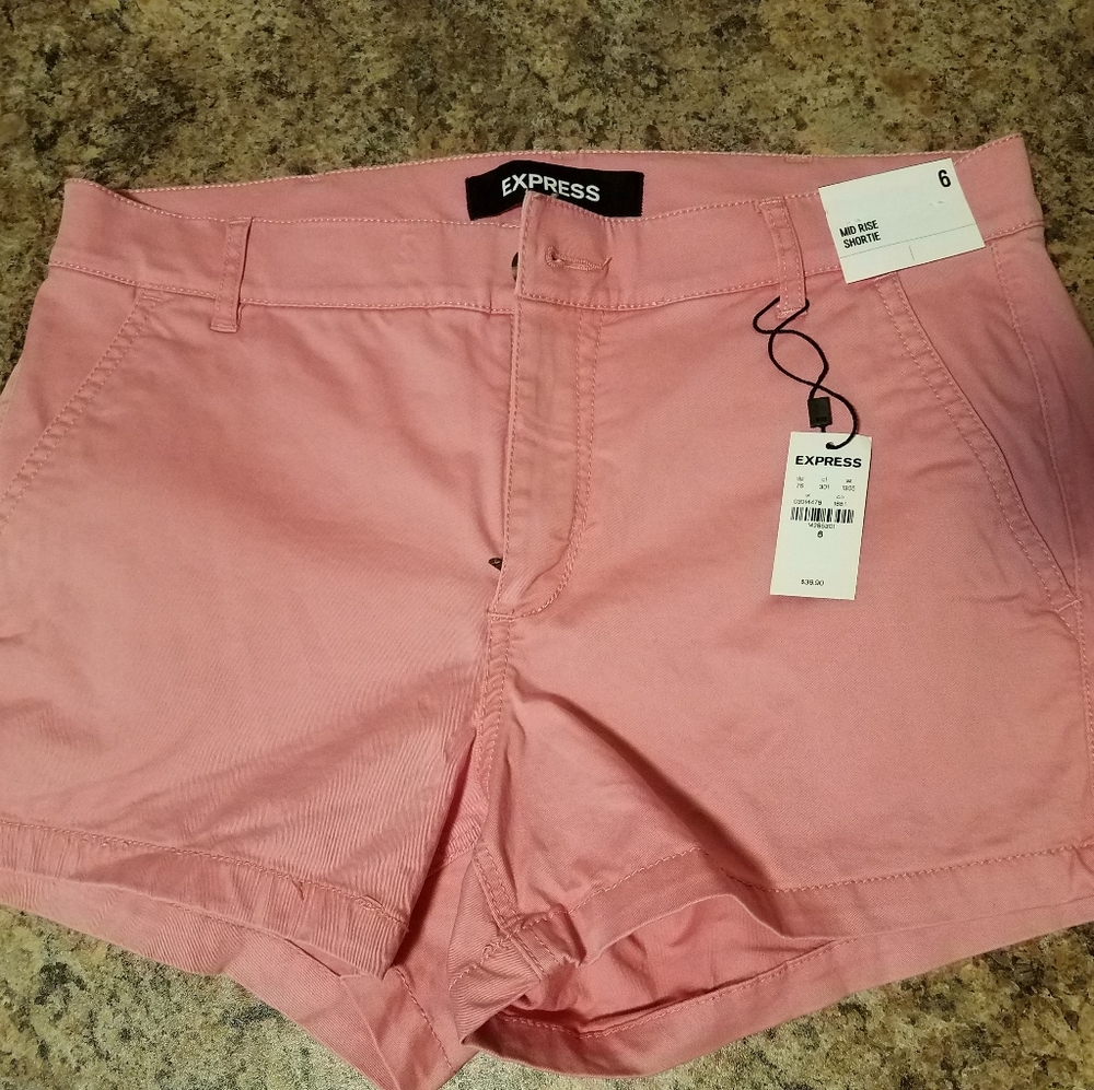 Express Pink Shorts